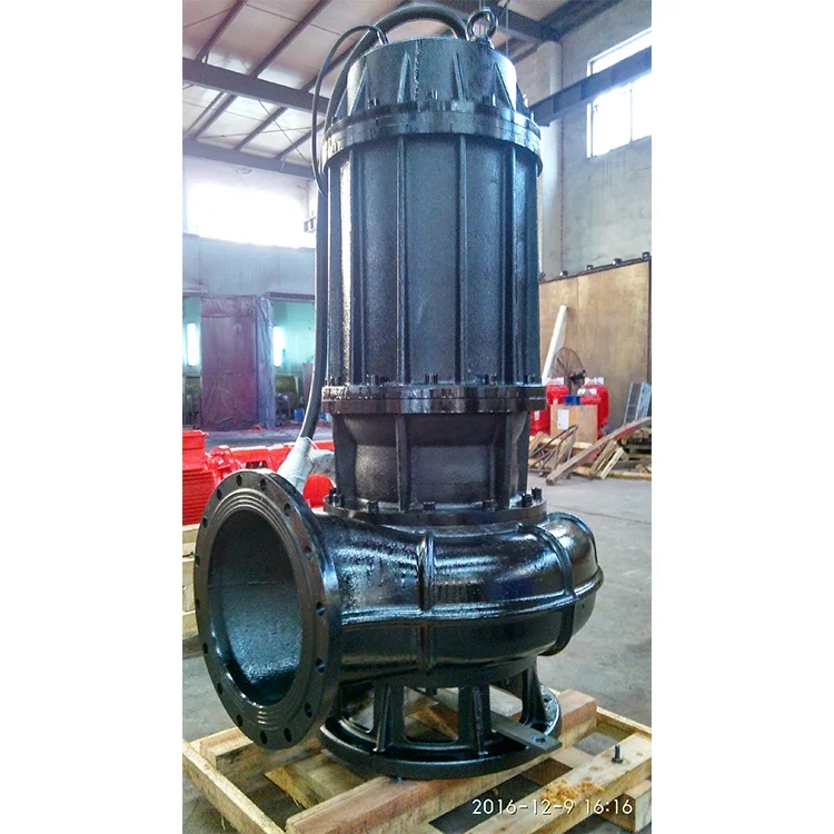 Electric Non-clogging vertical cast iron submersible sewage sump lift pump for sorts of waste water and sewage