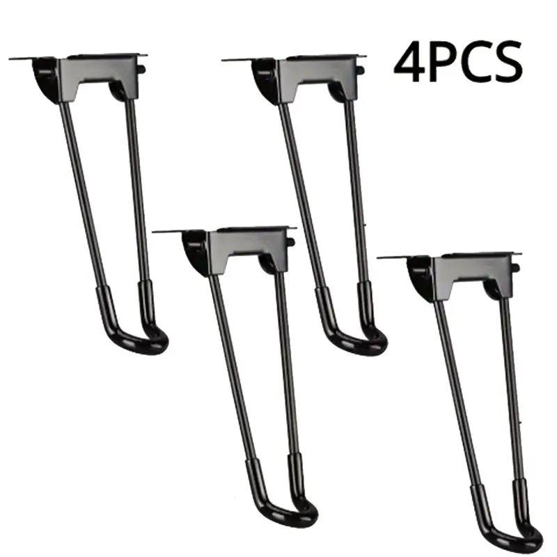ABVC 4PCS 18.5CM Metal Hair Clip Furniture Legs, Detachable Folding Design, Protective Floor Suitable For Small Coffee Tables