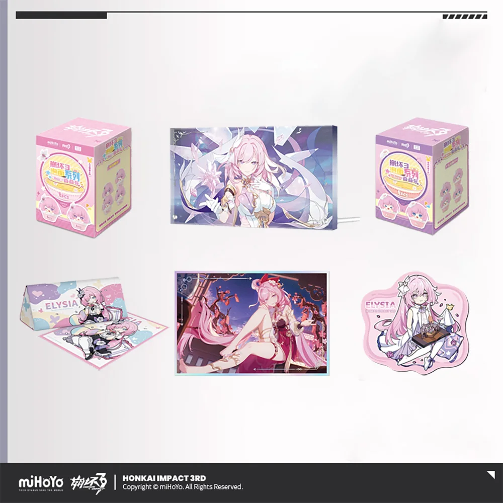 

Sunsyea Honkai Impact 3rd Official Merch From miHoYo Theme Series Colored Board Mouse Pad Elysia Herrscher of Human EGO