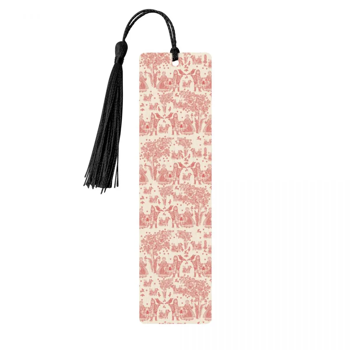 Marcapáginas con motivo francés Toile De Jouy personalizado, regalo para la vuelta a la escuela, marca De libro Flora para estudiantes, suministros escolares De oficina