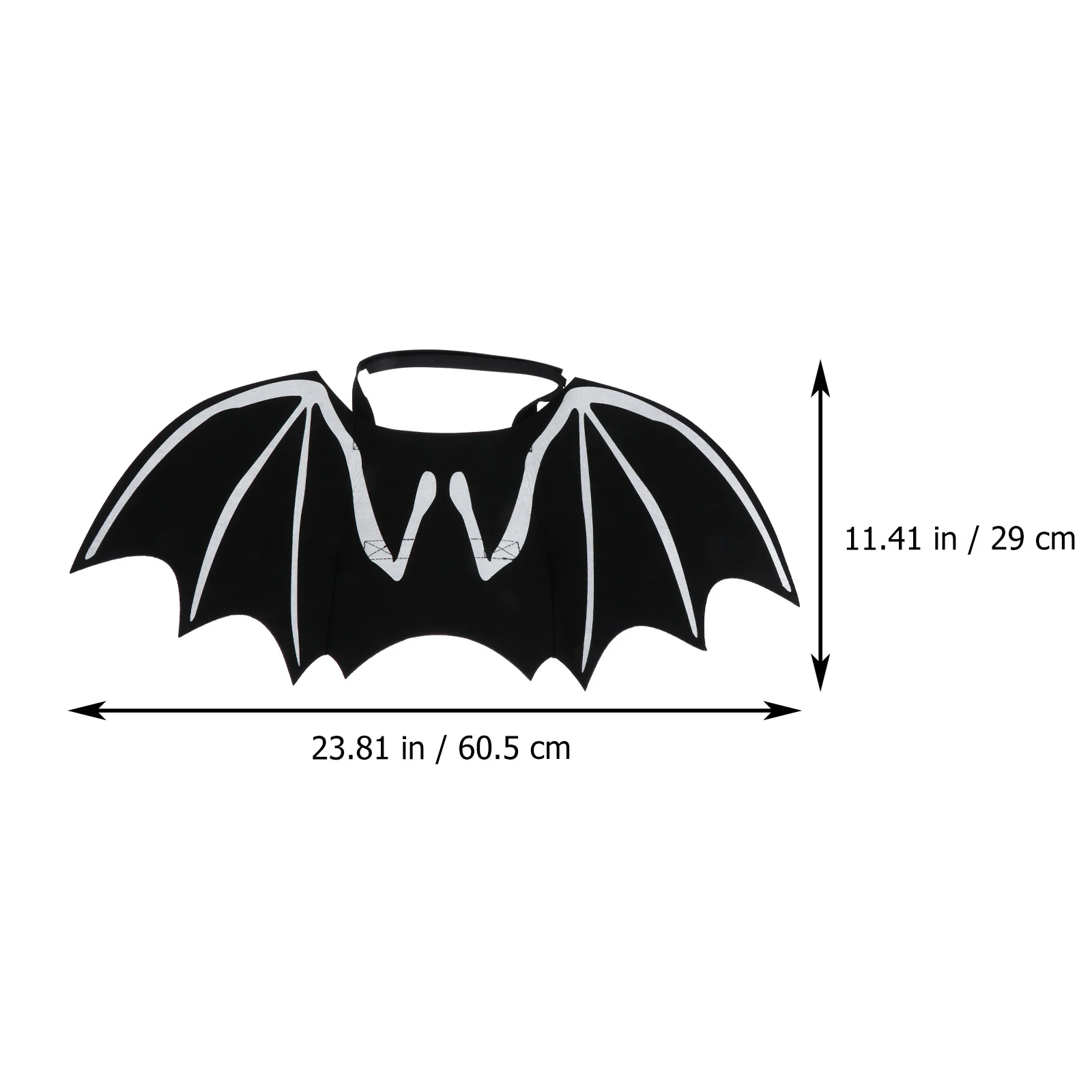 

1Pcs Luminous Bat Wings Halloween Pet Costume Felt Material Adjustable Comfortable for Small Dogs and Cats Cat Bat Wings
