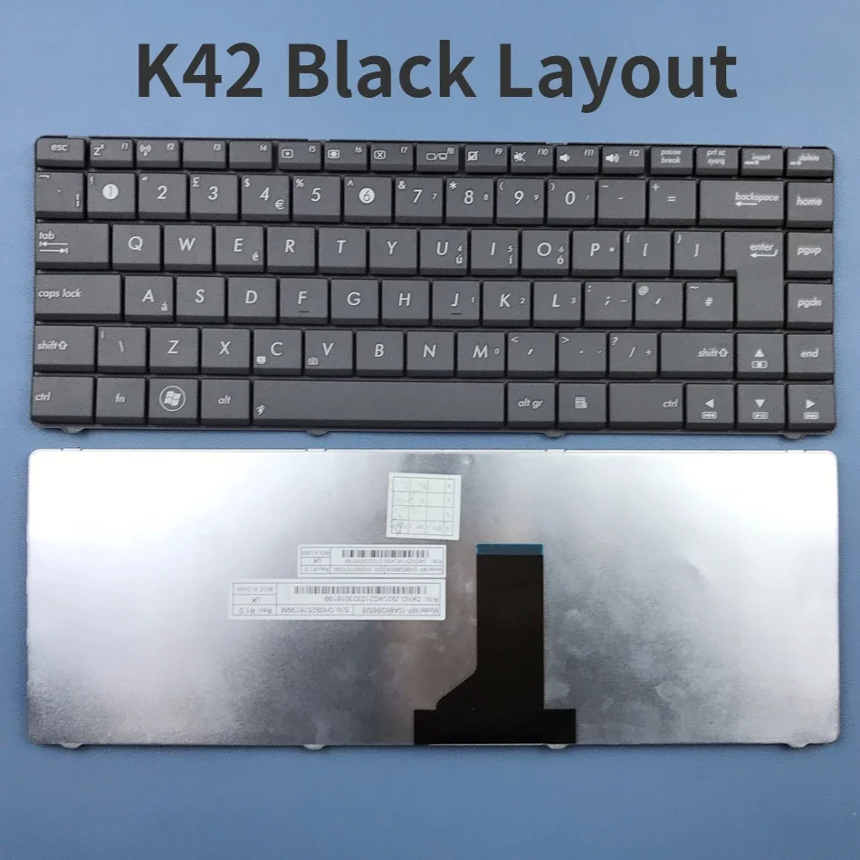 

UK Keyboard for ASUS K42J X43 X43B A43S A42 K42 X42J UL30 N42 N43 B43 U41 K43S U35J UL80 U35J U80 U80E K42D K42F Series