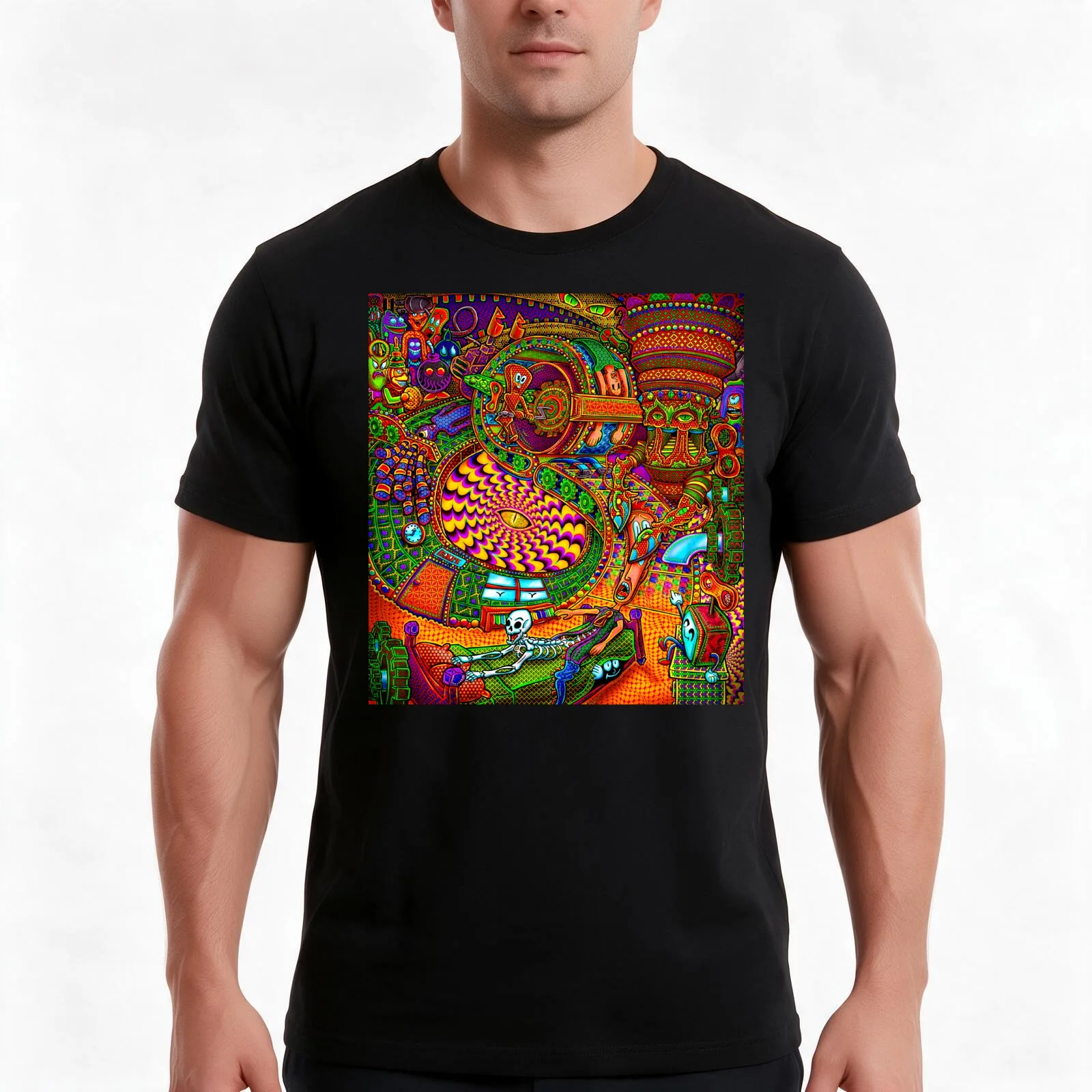 Carnival of the Abyss T-Shirt Summer Casual Cotton Tee Oversized Streetwear Tops Vintage Graphic Print Unisex Men Women