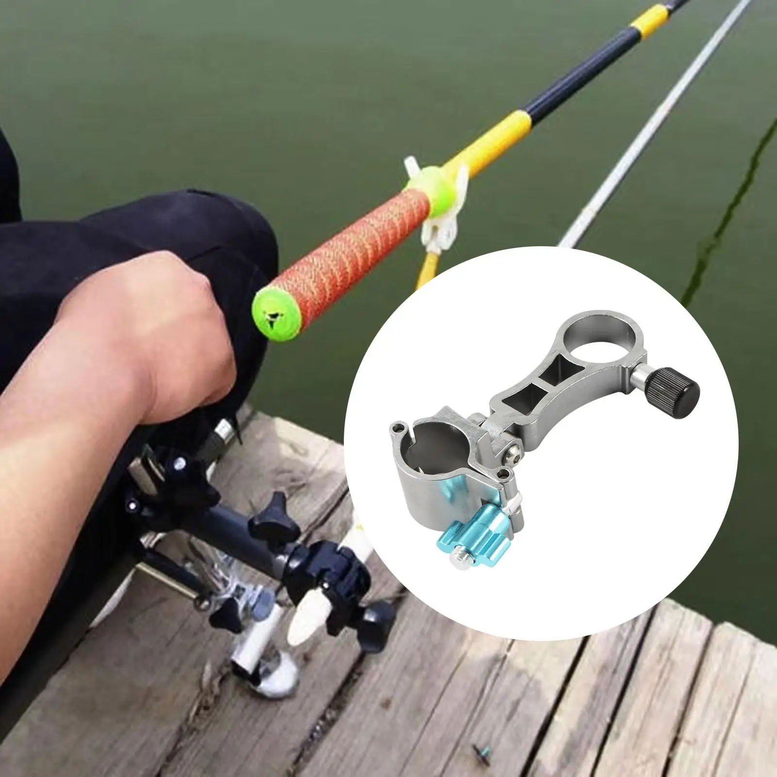 Fishing Chair Umbrella Stand Foldable Outdoor Adjustable Mount Sturdy Easy Installation Practical Portable Accessory Fixed Clip