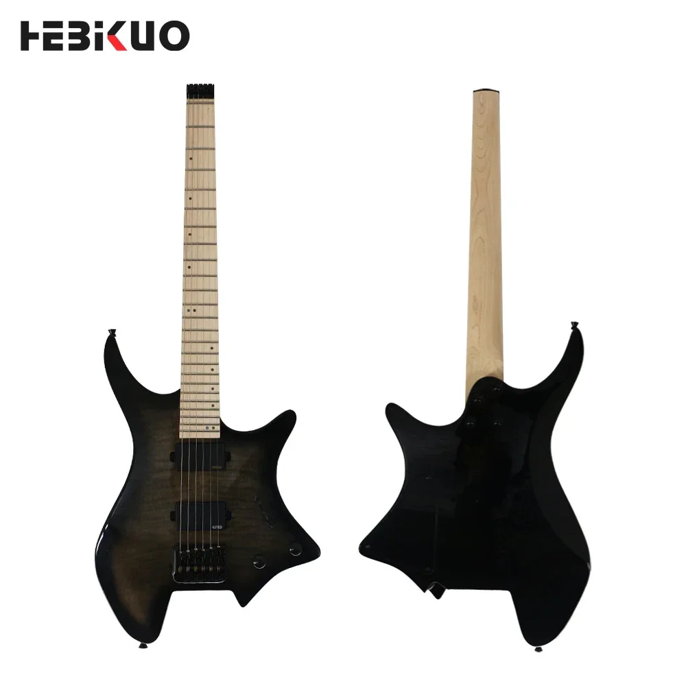 KG-30 Popular Design Wholesale Headless Wooden Electric Guitar Beginner Acoustic Electric Guitar