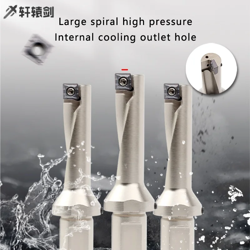 

1 шт. SF U сверлильный токарный станок с ЧПУ, держатель инструмента 10L/10R/12L/12R/14L/14R/16L/16R 2,5D/3,25D и лезвия Fitter QCMT, 10 шт.