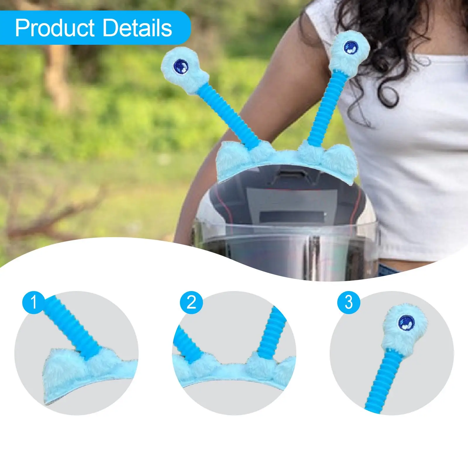 خوذة تزلج ذات عيون كبيرة مزخرفة بخوذة تزلج مضاءة لطيفة قابلة للطي للتزلج في الهواء الطلق على الجليد للرجال والنساء #6