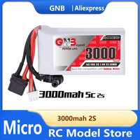 Original GNB Fatshark Glasses Dominator Skyzone Aomway FPV Goggles Lipo Battery 3000MAH 2S 5C/10C 7.4V Power Indicator