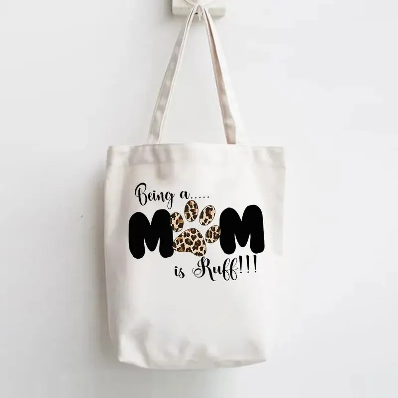 Cat Books Coffee Love Print Shopper Handbags Shoulder Fashion Canvas Casual Shopping Girls Women Graphic Reuseable Tote Bag