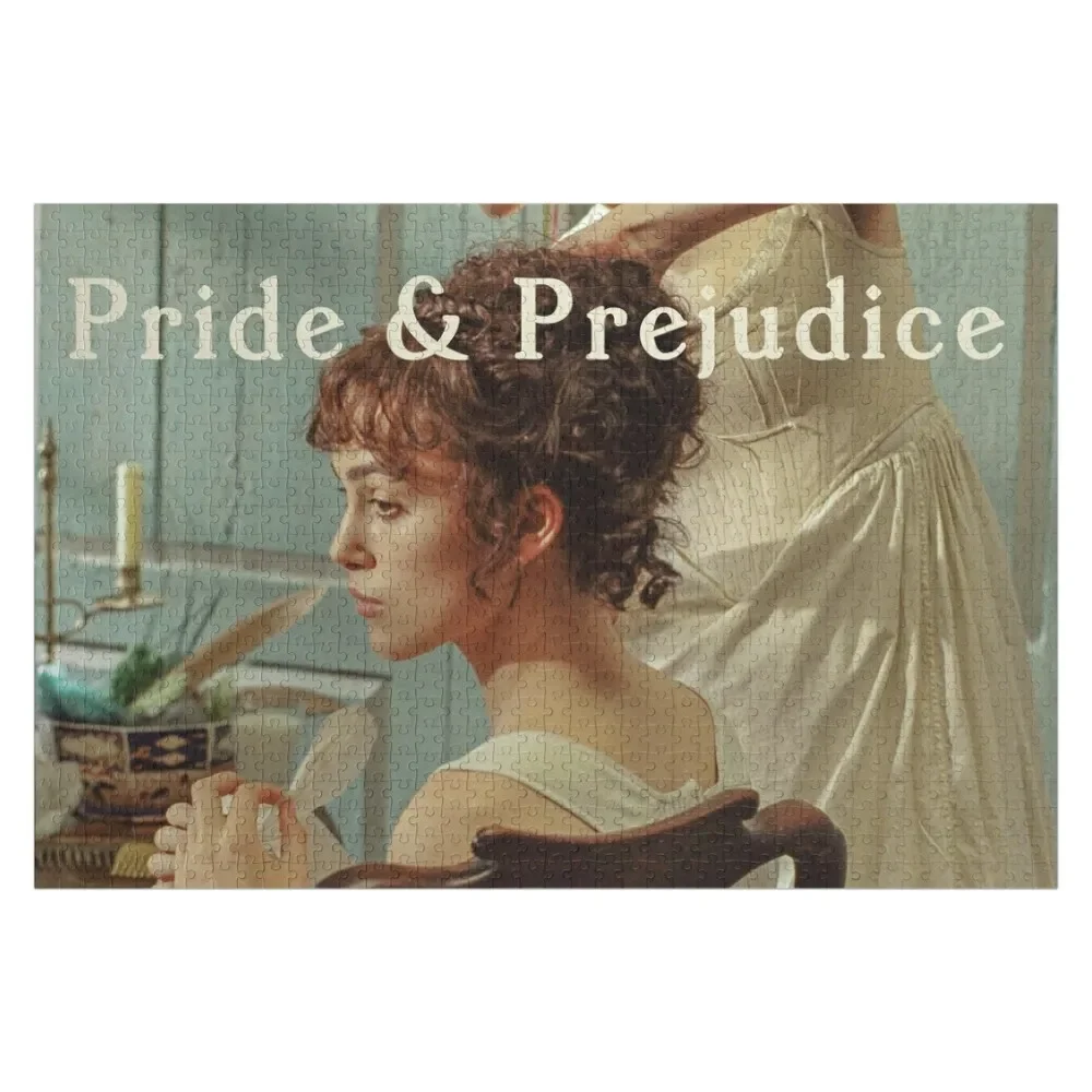 

Pride & Prejudice Movie Poster Jigsaw Puzzle Custom Name Wood Personalized Puzzle