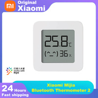 Xiaomi Mijia Bluetooth Thermometer Hygrometer 2 Wireless Smart Electric Digital Thermometre Humidity Sensor Home with Mijia App