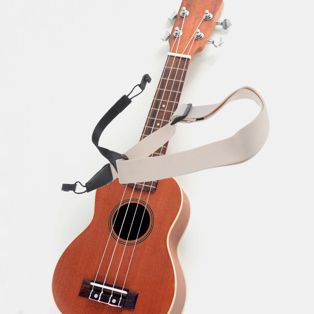 

Adjustable Button Type Ukulele Strap Lightweight Durable Simple Design For Guitar Electric Ukulele Musical Instrument