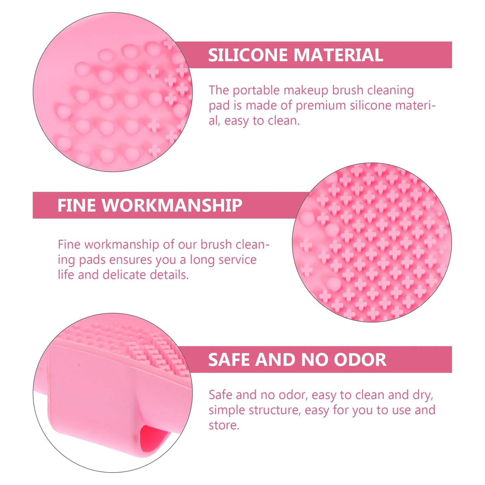 

Brush Cleaning Mats Silicone Material Repeated Use Efficient Tool Birthday Holiday Festival Gifts Brush Cleaning Mats