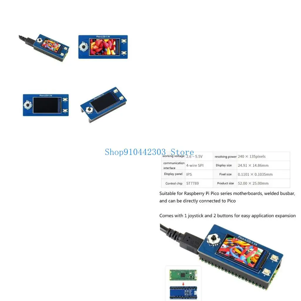 

L4MD IPS Экран 65K RGB Colors ST7789 Драйвер 4-проводной интерфейс SPI с кнопками