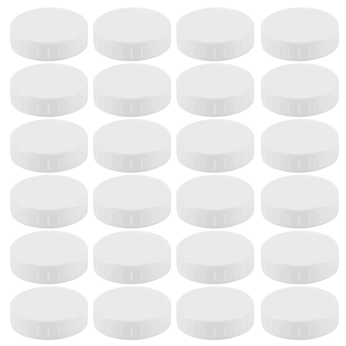 Regular Mouth Lids for Mason Jar Lids Plastic Storage Caps for Mason Canning Jars and More, Standard, Dia 70mm