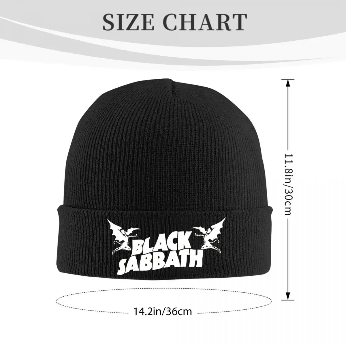 Black Sabbathe Beanie Hats rock band Funny Caps Men Women Unisex Gym Knit Hat Spring Pattern Warm Soft Beanie Hat