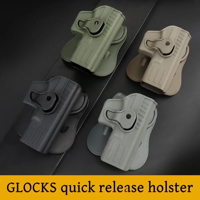 Left/Right Hand Glock Holster Case Gun Holster for Glock 17 19 22 26 31 Pistol Holsters Airsoft Camping Multi functional tool