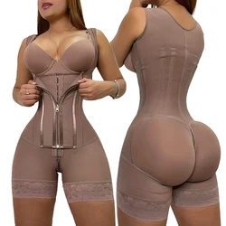 High Compression Girdle Shaper Colombian Fajas Shapewear Postpartum Belly flat Sheath Waist Trainer Belts Woman Extreme Corset