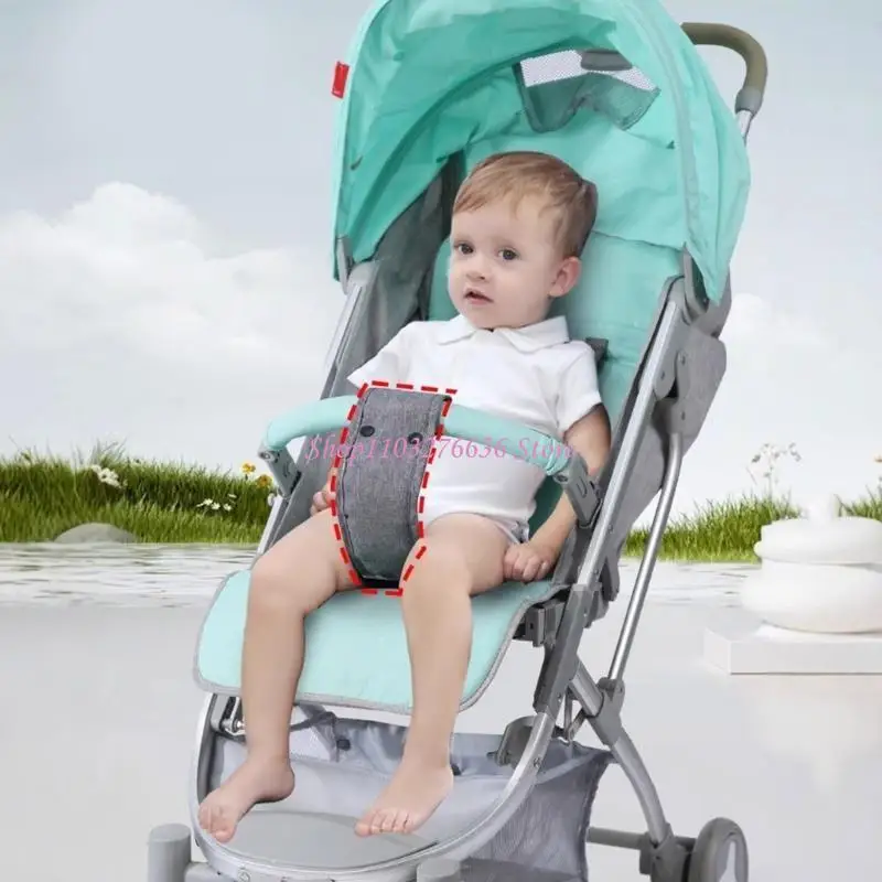 R6FD wózki dziecięce pasek krokowy zapewniający wygodę i bezpieczeństwo, szelki do wózka dziecięcego dla niemowląt uniwersalne