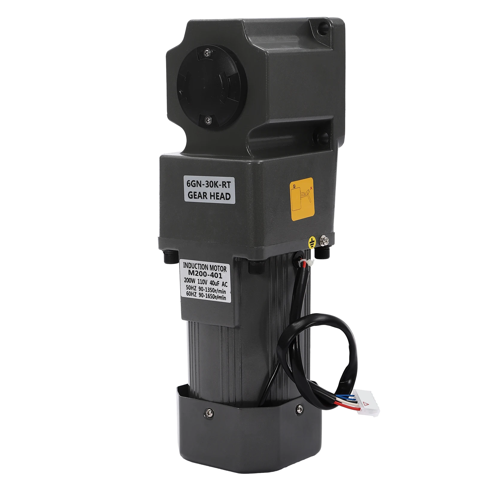 محرك تخفيض السرعة 200 وات 30 ك 90 ° محرك تخفيض من النوع المتوسط الصلب ذو الزاوية اليمنى #4