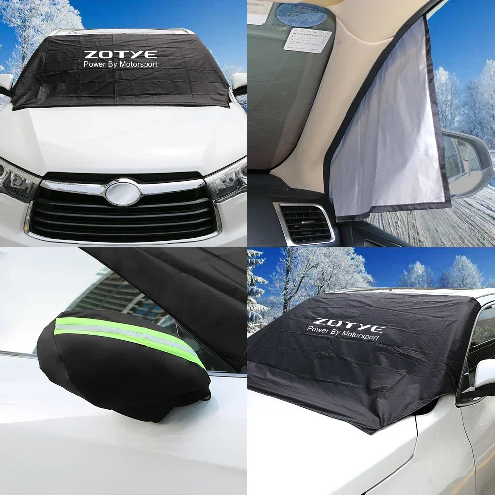 Car Snow Cover Windshield Auto Accessories For Zotye e200 2008 5008 m300 t200 t300 t500 t600 t700 z100 z200 z300 z360 z500 z700