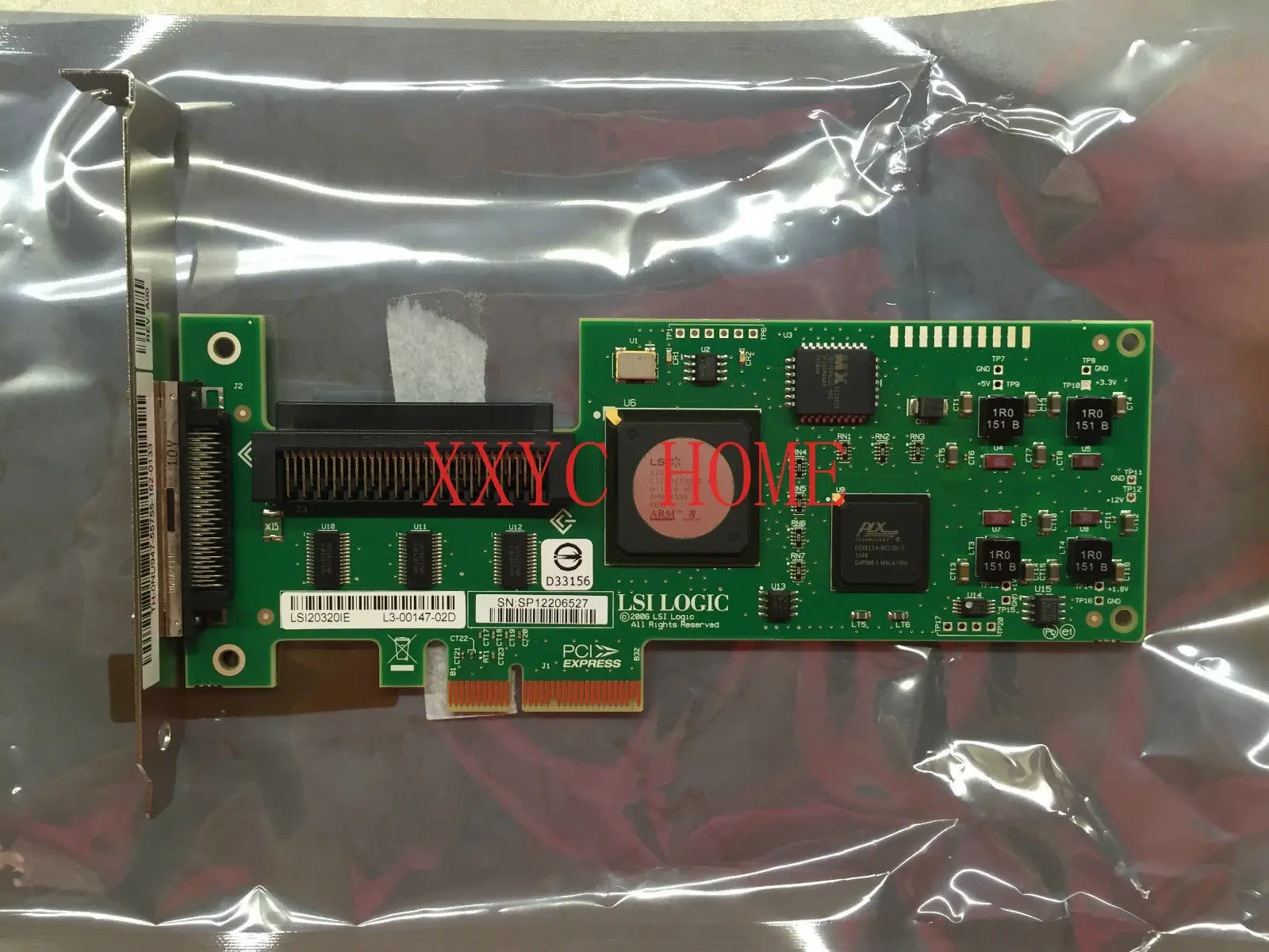 

LSI Logic SCSI LVD/SE контроллер PCI Express x4 LSI20320IE 439946-001 протестирован