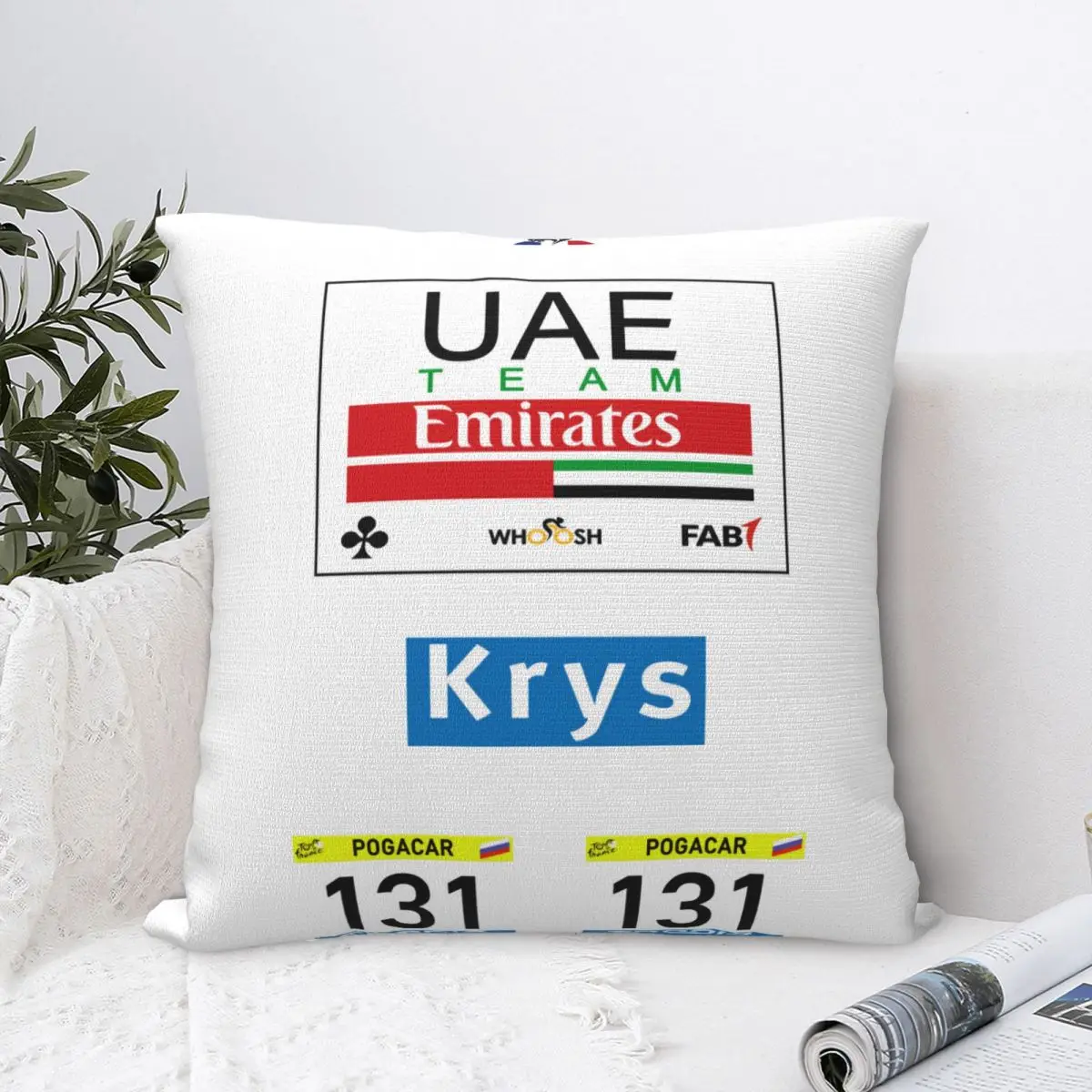 Winner Tadej Pogacar Uae Team Mask King Size Sofa Cover Thick Pillow Case Pillow Cover Of Sofa Body Pillow Pillow Cases Decorat