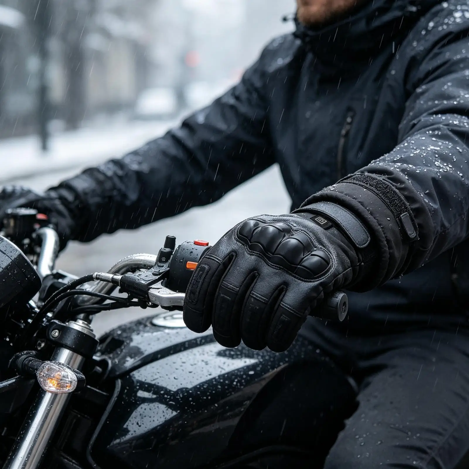 Heated Gloves For Men Touchscreen Hand Warmer With 3 Setting Levels Warming Gloves For Winter Cold Weather Motorcycling Cycling