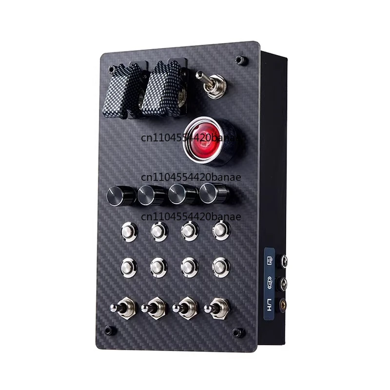 Racing emulator control box, multi-function game control box