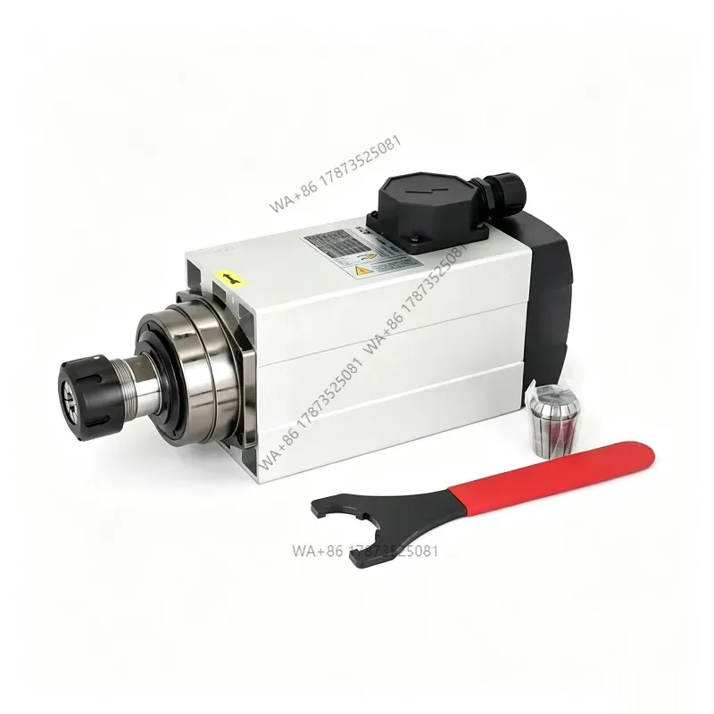 Aubalasti HQD 4.5KW 6KW CNC Air Cooled Spindle Motor 380V 220V ER32 18000RPM 300Hz GDF60-18Z For CNC Engraving Milling