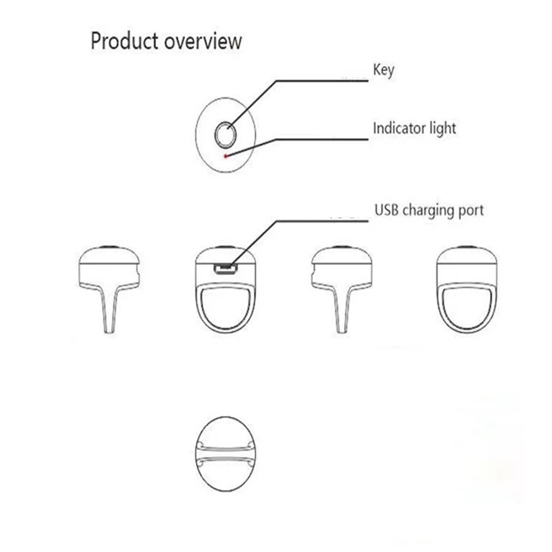 Controlador de vídeo con yema del dedo Bluetooth, página de vídeo corta, volteando como dispositivo, controlador de anillo de Control remoto para teléfono móvil