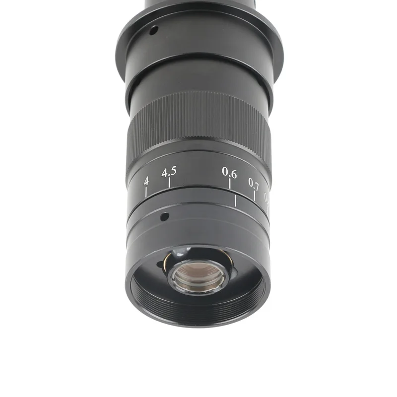 120X/180X/300X/200X/500X Zoom C Mount Lens Industrial PCB Inspection Lab Detected Magnifier For HDMI USB Microscope Camera