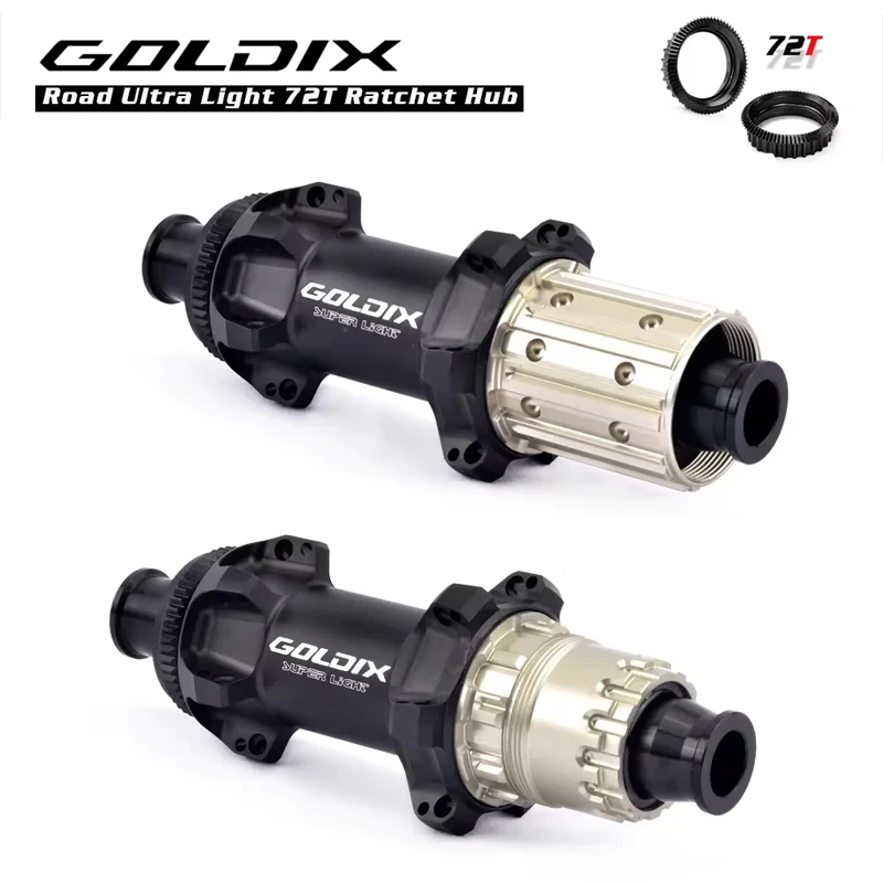 

GOLDIX R160 Super Light ROAD Hub Center Lock Disc Straight Pull 24 holes Ratchet 72T XD Class Bike Hub for HG XDR 11/12 Speed