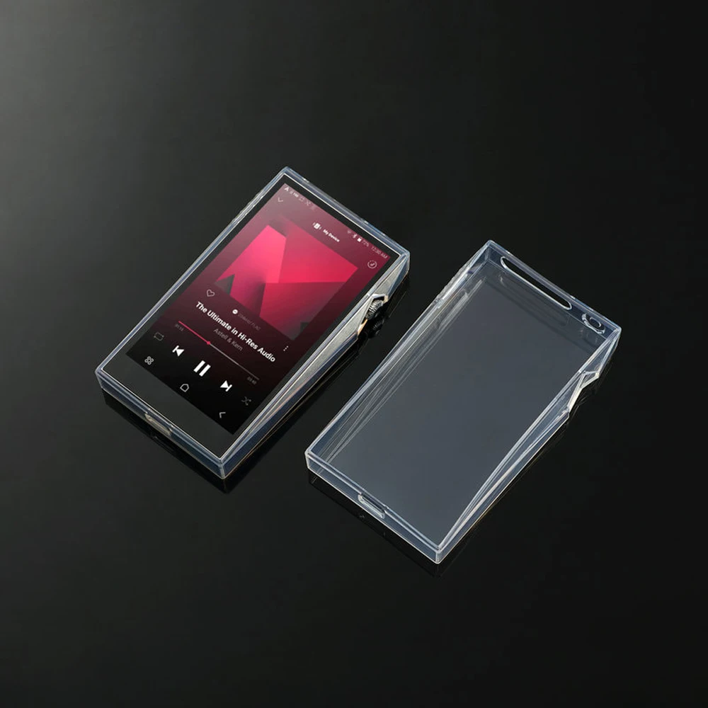

Черный прозрачный защитный чехол из ТПУ с передней защитной пленкой из закаленного стекла для iRiver Astell&Kern SP4000