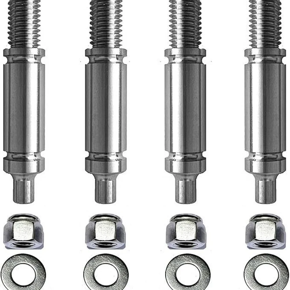 Upgraded Dryer Drum Support Roller Shaft Kit 4 Pack Replacement For W10359271 Dryer Drum Support Roller Shaft