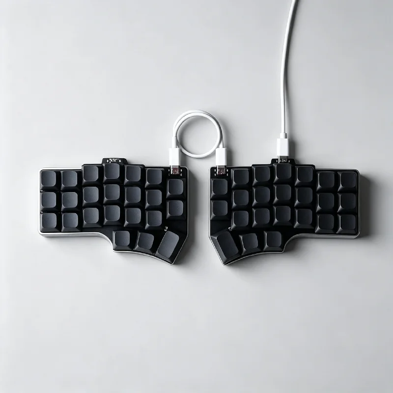 X.tip Corne V4 Low Profile Split Mechanical Keyboard Kit Aluminum Bottom Welding Red Switch Ergonomic Layout Wired Vial Travel