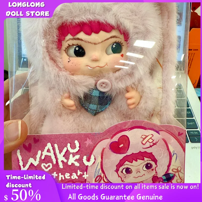 

Genuine Wakuku Sweetheart Rabbit Ton Ton Purple Graffiti Series Toy Collectible Figures Decor Hanging Customized Birthday Gifts