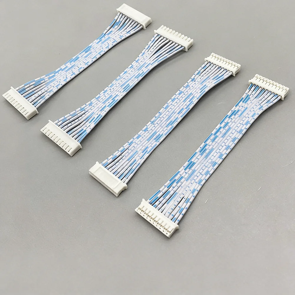 10pcs PH2.0 XH2.54 20cm 2P 3P 4P 5P 6P 8P 10P 12P Single double Head Crimp Electronic Flat Plug Wire Terminal Connector Cable