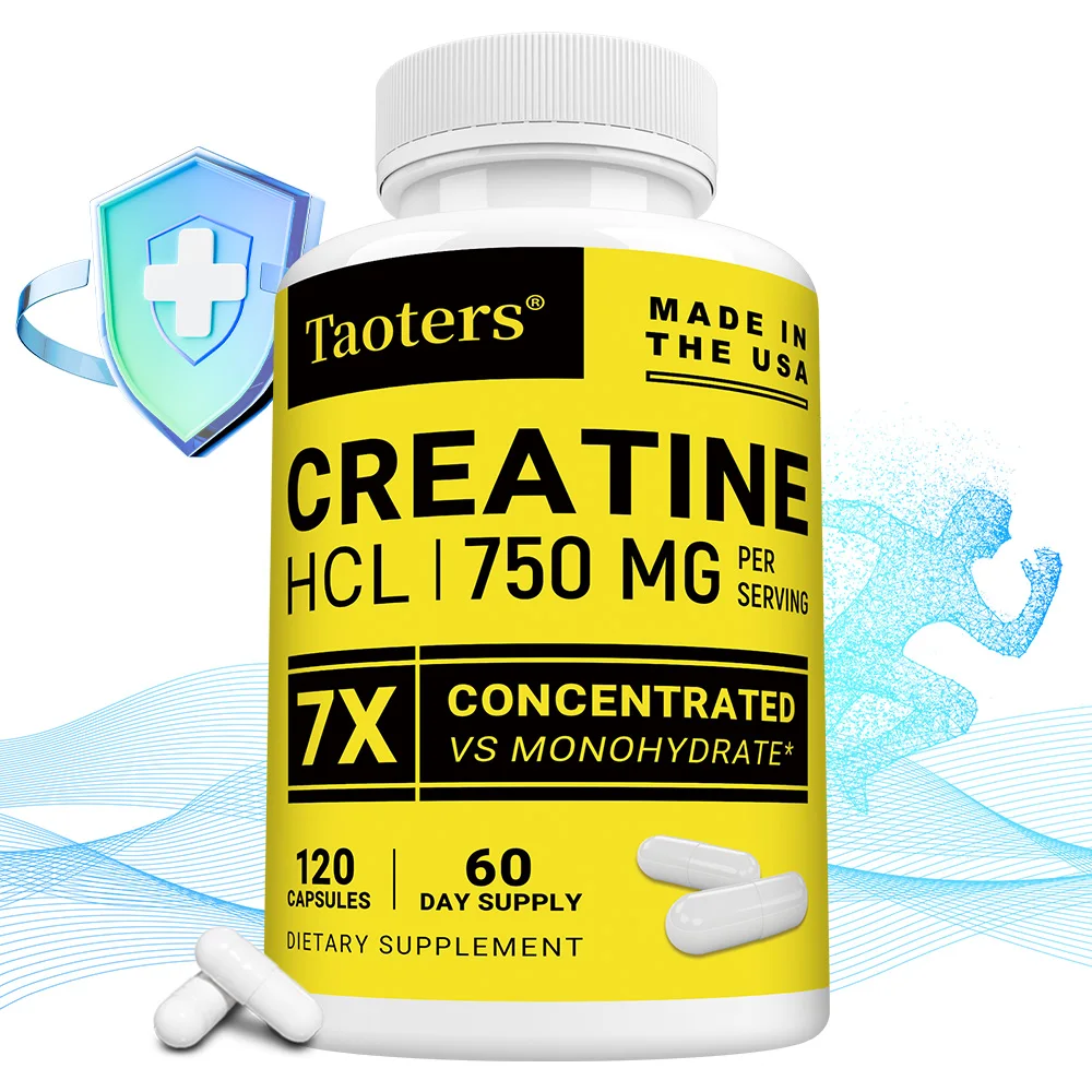 HCL Creatine Supplement, Enhances Focus, Strength, and Endurance, Suitable for Both Men and Women, Gluten-free, Non-GMO