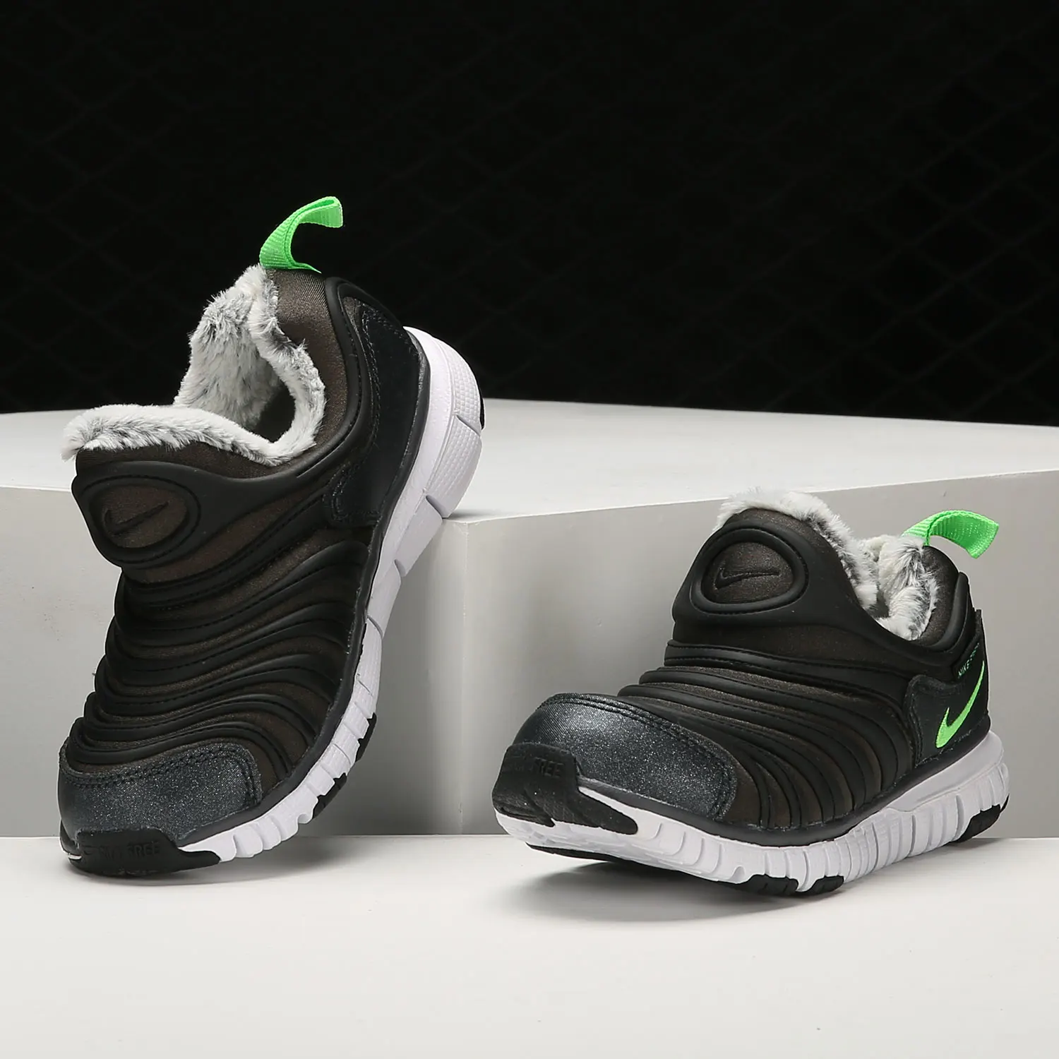 

Оригинальные сезонные новые женские теплые повседневные туфли Nike GS для больших детей DO5887-331