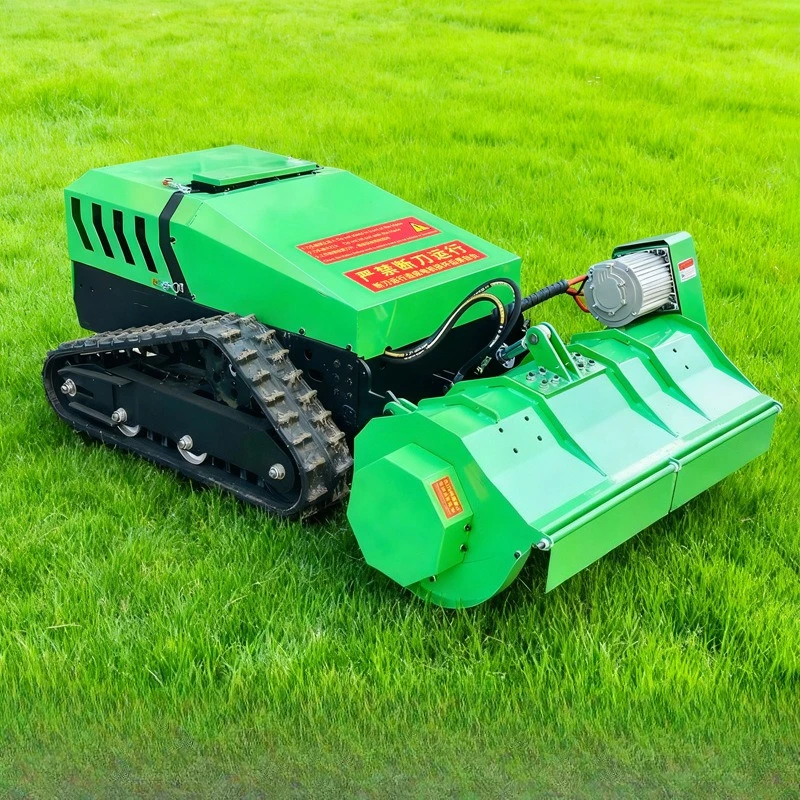 Self-propelled remote control lawn mower, pure electric high-power weeding, broken branches RZFGGC-1000LI