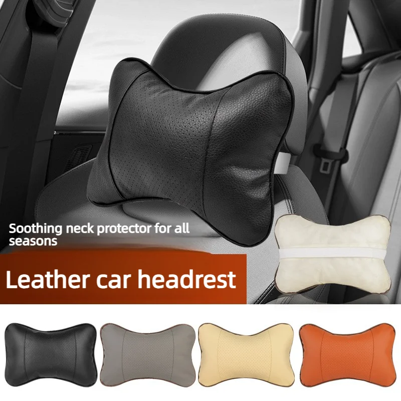 

1/2pcs Auto Safety Car Seat Headrest with Breathable Mesh Relax Pillow Head And Neck Rest Cushion Auto Interior Accessories