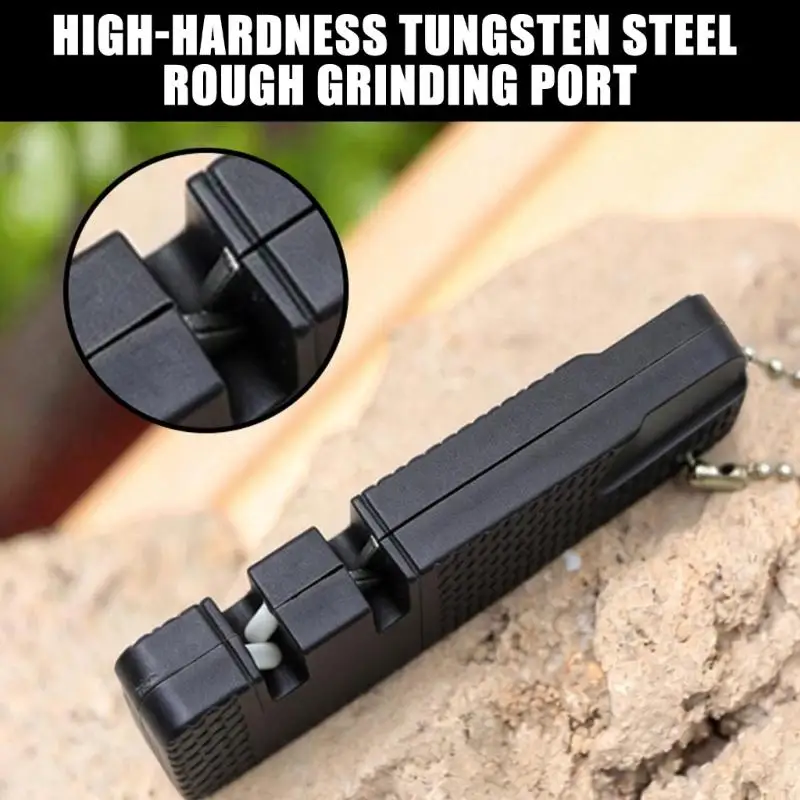 High Performances Daggers Sharpener Wear Resistant Quick And Easy Daggers Sharpener Travel Sharpening Tool 24BD