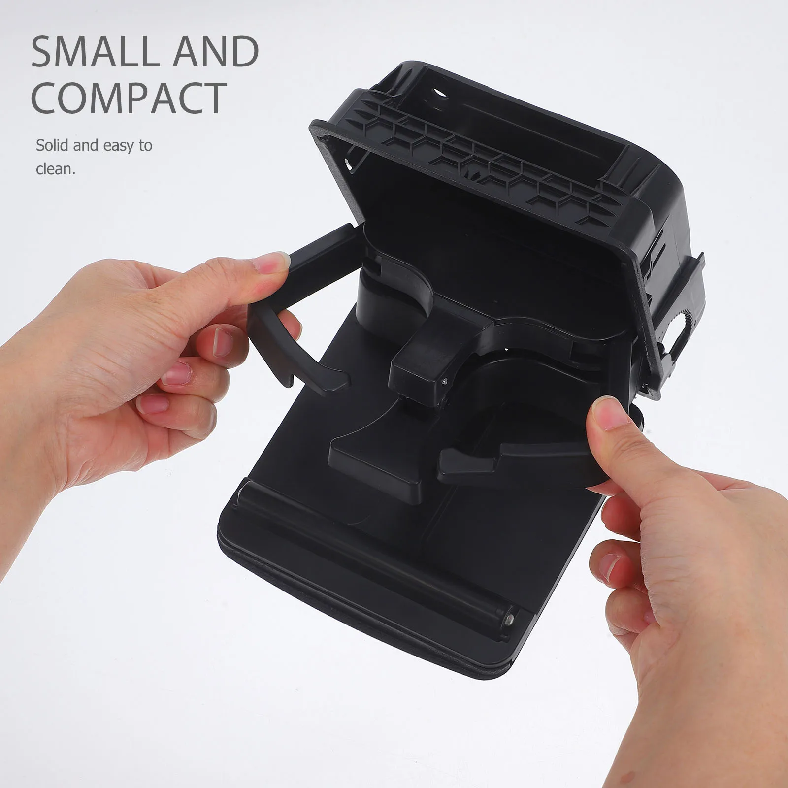

Car Cup Holder Central Console Mount Black ABS Drink Accessories Sturdy Support Non Spill Car Accessory Stylish Long Durability