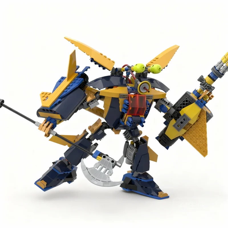 

503pcs MOC Exo Force Mountain King Model Building Blocks Construction Toy Christmas Gifts DIY Creative Idea Education Birthday