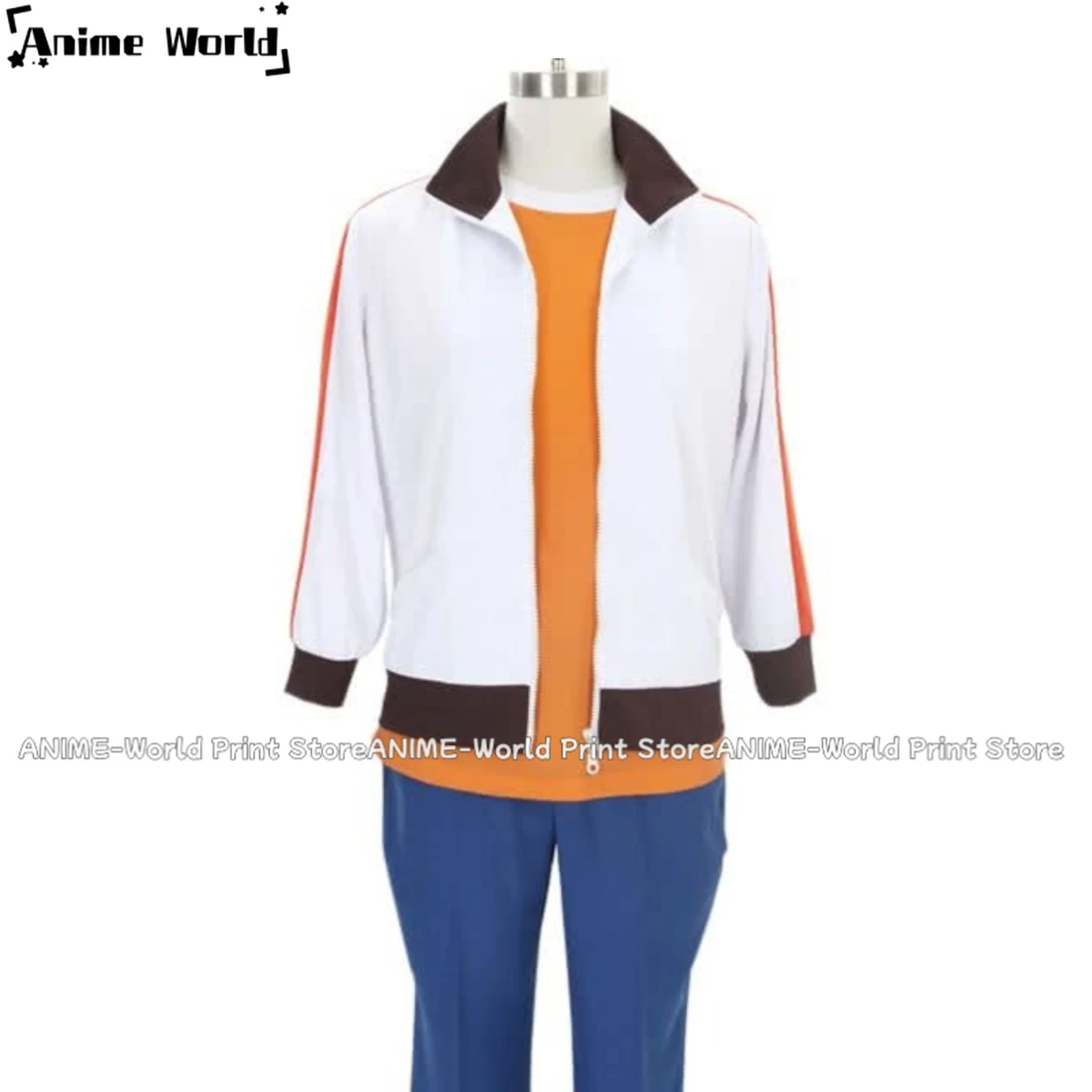 

《Custom Size》Anime Inazuma Eleven Go Endou Cosplay Costume