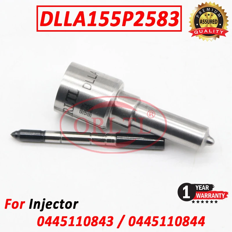 DLLA155P2583 Common Rail Injector Nozzle DLLA 155 P 2583 For Injector 0445110843 0445110844