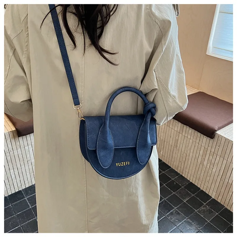 حقيبة مربعة بتصميم فريد من نوعه لعام 2025، محفظة كروس على طراز إيندي للنساء، حقيبة كتف صغيرة عصرية ومتعددة الاستخدامات #3