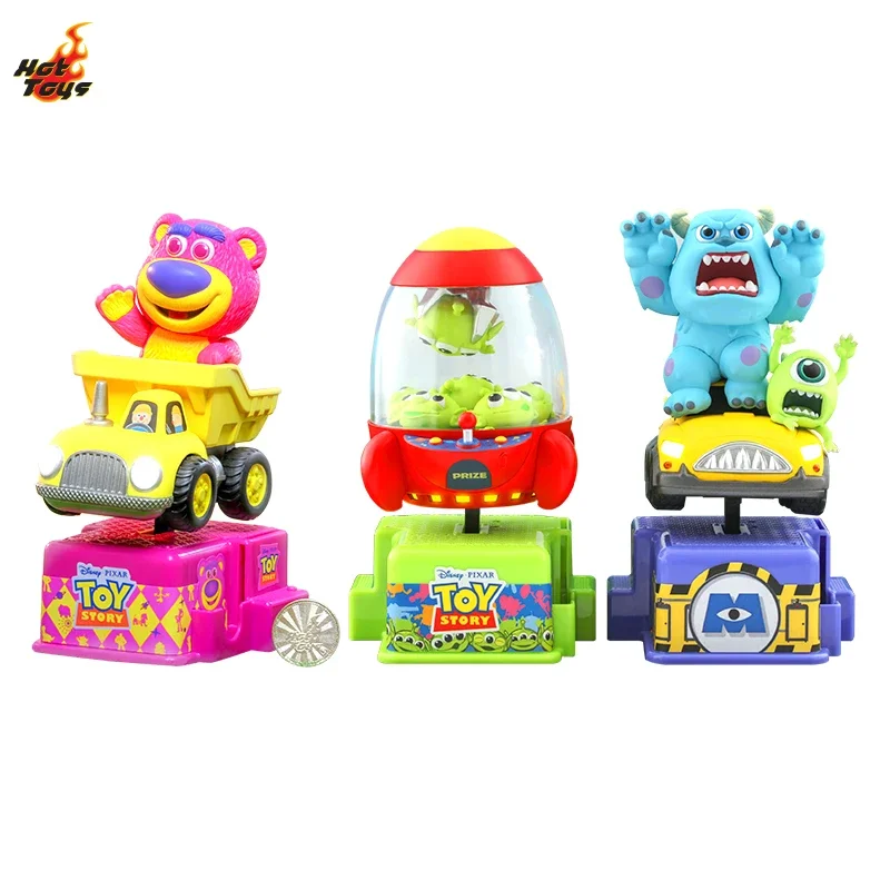 Hottoys Toy Story Alien Lotto Rock Car Action Doll Model Toys Mini Collectible Doll Set Christmas Gift Table Decoration Toy