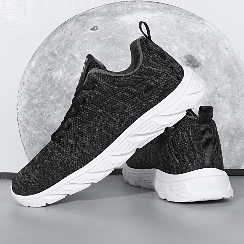 Leichte Laufschuhe, atmungsaktiv, rutschfest, für Herren, bequeme Turnschuhe, Outdoor-Sport, weich, verschleißfest